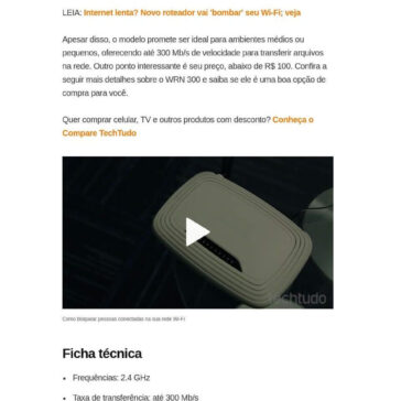 Roteador Intelbras WRN 300 é bom? Conheça especificações e preço- Tech tudo