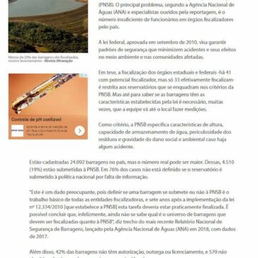 Lei de segurança de barragens patina há 8 anos- Correio do Estado