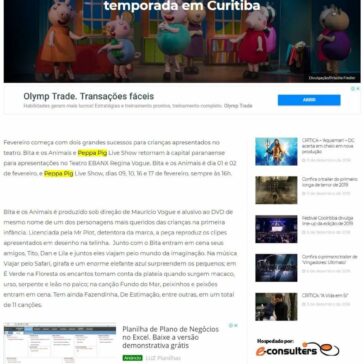 Espetáculos de Peppa Pig e Mundo Bita voltam em temporada em Curitiba – XV Curitiba