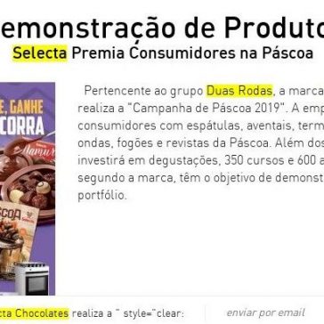 Demonstração de Produtos – Giro News