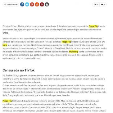 Peppa Pig, de símbolo subversivo a superestrela na China – Meio & Negócio