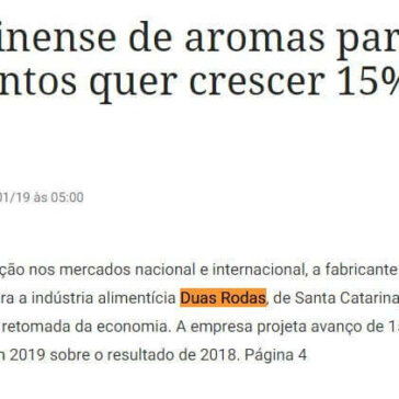 Catarinense de aromas para alimentos quer crescer 15% – DCI (On-line)