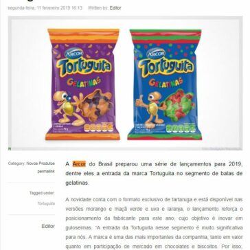 Tortuguita entra no segmento de balas de gelatina – Food Innovation