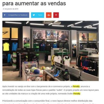 Penalty aposta em rede de outlets para aumentar as vendas- Grandes Nomes da Propaganda