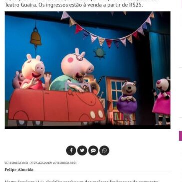 ‘Peppa Pig – Live Show’ em única apresentação em Curitiba – BemParaná