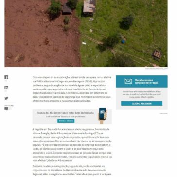 Lei de segurança de barragens do Brasil pode ser modificada para responsabilizar quem assina laudo- Gazeta do Povo (Online)