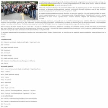 Notícia – Dirigentes do Sindmotorista conferem a entrega dos envelopes da licitação de ônibus -Mundo Sindical