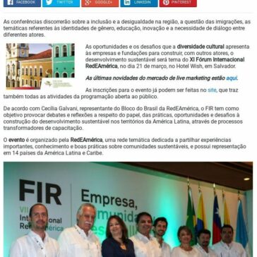 Abertas as inscrições para o FIR 2019 em Salvador – Promoview