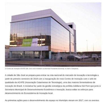 SÃO JOSÉ VAI FAZER PARTE DO “VALE DO SILÍCIO” LATINO- Vânio Bossle