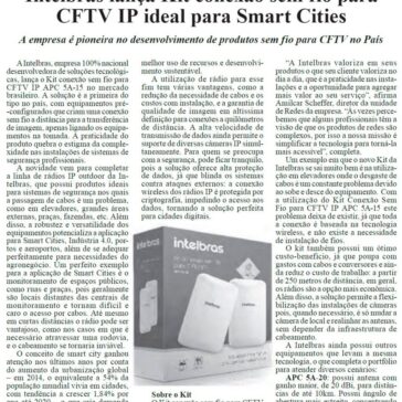 Intelbras lança Kit conexão sem fio para CFTV IP ideal para Smart Cities- A Eletrônica em Foco