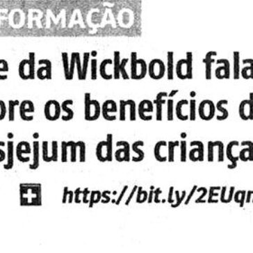 Site da Wickbold fala sobre os benefícios do desjejum das crianças – Agora São Paulo