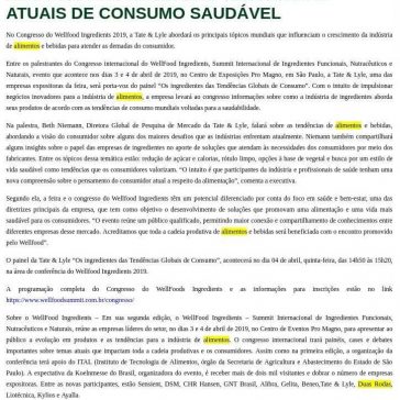 Como a indústria de ingredientes pode contribuir para impulsionar negócios a partir das tendências atuais de consumo saudável – Aditivos & Ingredientes