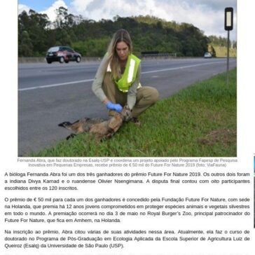 Bióloga empreendedora ganha prêmio internacional- Plantão News