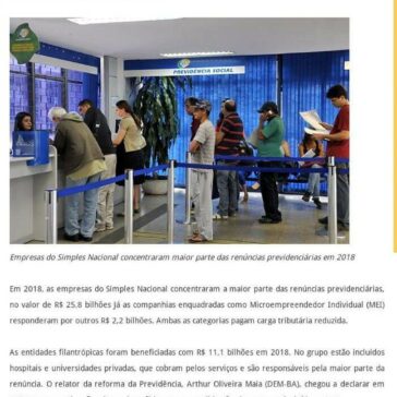 INSS terá R$ 54 bilhões a menos este ano -Tribuna do Norte