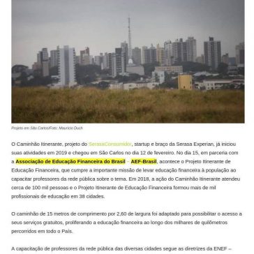 Projeto Itinerante chega à São Carlos com a missão de levar educação financeira a professores da rede pública- São Carlos em Rede