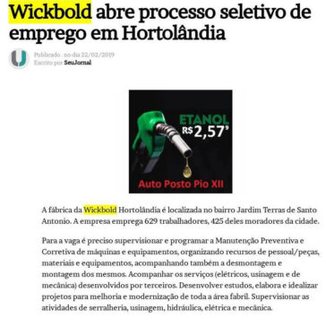 Wickbold abre processo seletivo de emprego em Hortolândia – Seu Jornal