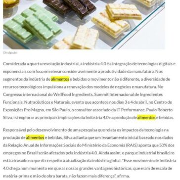 Indústria 4.0 desafia o desempenho da indústria de alimentos e bebidas – Negócios em Foco