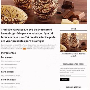 Aprenda a fazer ovo de chocolate rendado – Buscando Sonhos