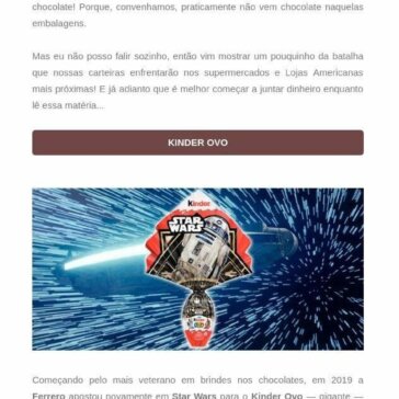Ovos de páscoa para falir em 2019 – Eu, Astronauta