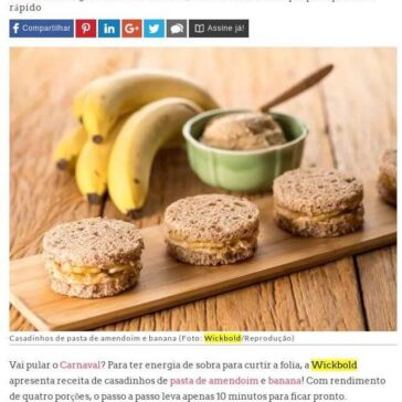 Snack de banana e pasta de amendoim promete energia extra no Carnaval – Casa e Jardim