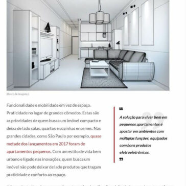 Como utilizar a tecnologia para otimizar o espaço de pequenos apartamentos- Negócios em Foco