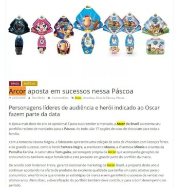Arcor aposta em sucessos nessa Páscoa – Gastronominho