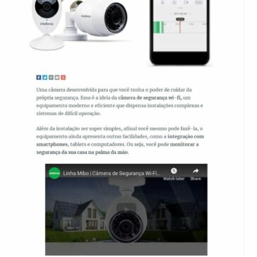 Câmera de Segurança Wi-Fi: instalação fácil e monitoramento via celular- Thony