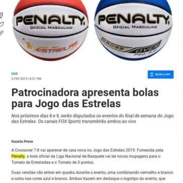 Patrocinadora apresenta bolas para Jogo das Estrelas- Fox Sports