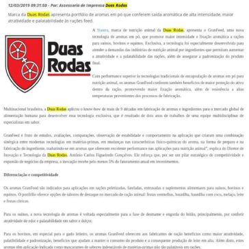 Statera lança tecnologia exclusiva de encapsulação de aromas para nutrição animal – Guia Lat