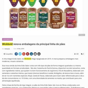 Wickbold renova embalagens da principal linha de pães – Newtrade