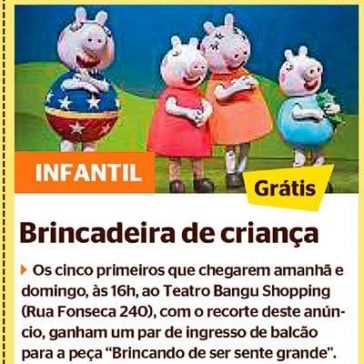 Brincadeira de criança – Extra