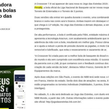 Patrocinadora apresenta bolas para Jogo das Estrelas- Yahoo!