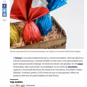 Vagas temporárias para a Páscoa diminuem neste ano – Veja.com