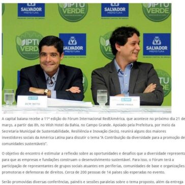 Salvador vai sediar fórum internacional sobre desenvolvimento sustentável – News BA