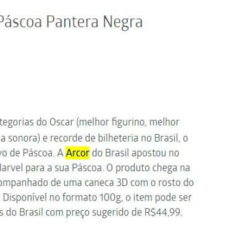 Arcor cria Ovo de Páscoa Pantera Negra – Mundo do Marketing