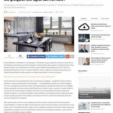 Como utilizar a tecnologia para otimizar o espaço de pequenos apartamentos?- IP News
