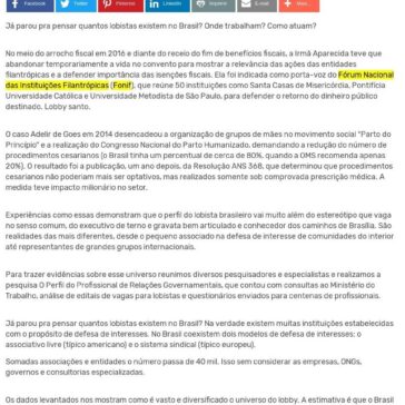 Pesquisa inédita revela o perfil do lobista brasileiro- Jornal da Cidade