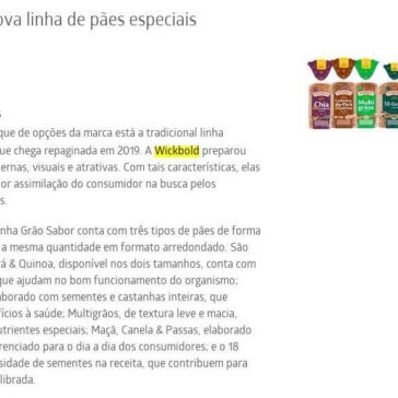 Wickbold renova linha de pães especiais | Lançamentos | Mundo do Marketing – Mundo do Marketing