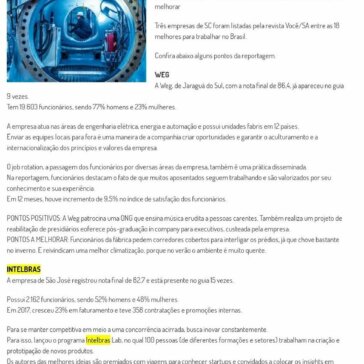 Por que três empresas de SC estão entre as melhores para trabalhar no Brasil- Vale Mais Notícias