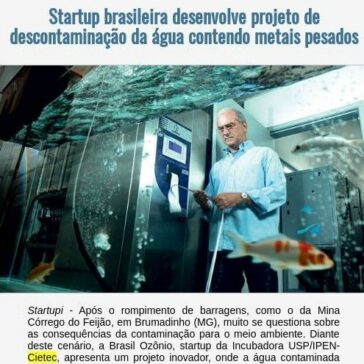 Startup brasileira desenvolve projeto de descontaminação da água contendo metais pesados- EexpoNews