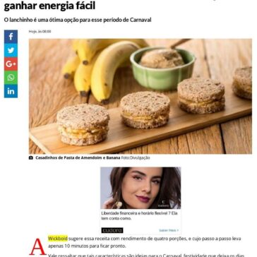Casadinhos de Pasta de Amendoim e Banana para ganhar energia fácil  – Ana Maria Online