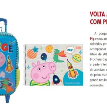 Volta às aulas com Peppa Pig – Papelaria & Negócios