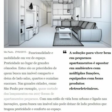 Como utilizar a tecnologia para otimizar o espaço de pequenos apartamentos- Portal Memória Paranaense