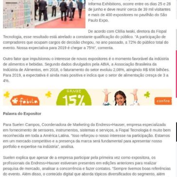 Fispal Tecnologia 2019 Já conta com Mais de 60 novos expositores – Truck Brasil