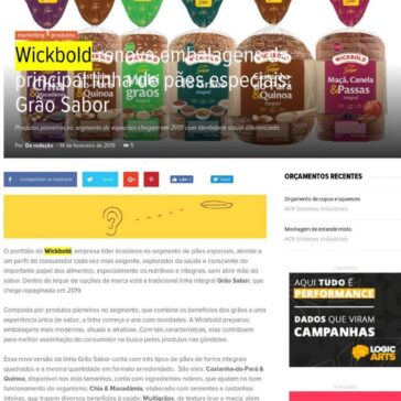 Wickbold renova embalagens da principal linha de pães especiais: Grão Sabor – Abc da Comunicação