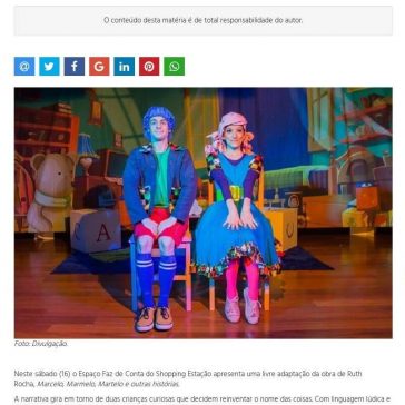 Faz de Conta apresenta Marcelo, Marmelo, Martelo e outras histórias – VR News