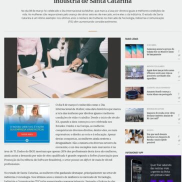 A importância das mulheres para o desenvolvimento da indústria de Santa Catarina- InfoMoney