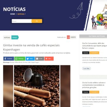 Gimba investe na venda de cafés especiais Kopenhagen- Escolar Office