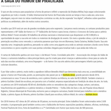 A saga do humor em Piracicaba – Jornal de Piracicaba (On-line)