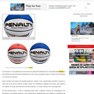 Patrocinadora apresenta bolas para Jogo das Estrelas- DOL Diário Online